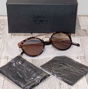 Jan'sFancy Tortoise Shell Polarized Sunglasses